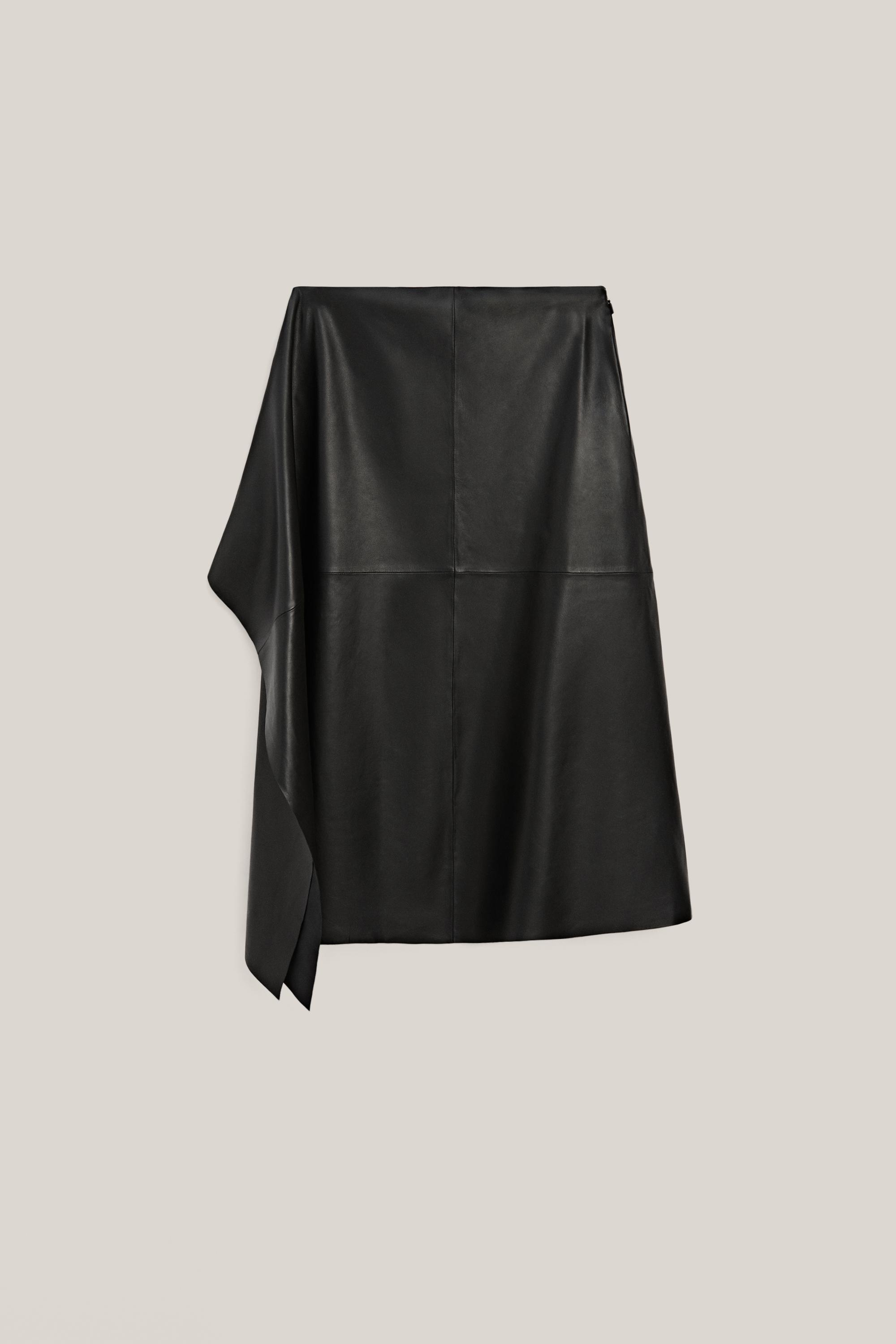 Nappa leather midi skirt - LIMITED EDITION